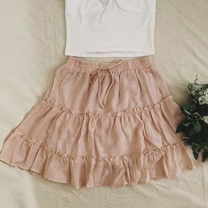 Tiered skirt